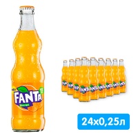 Fanta / ����� ������ 0.25 �����, ������, 24 ��. � ��.
